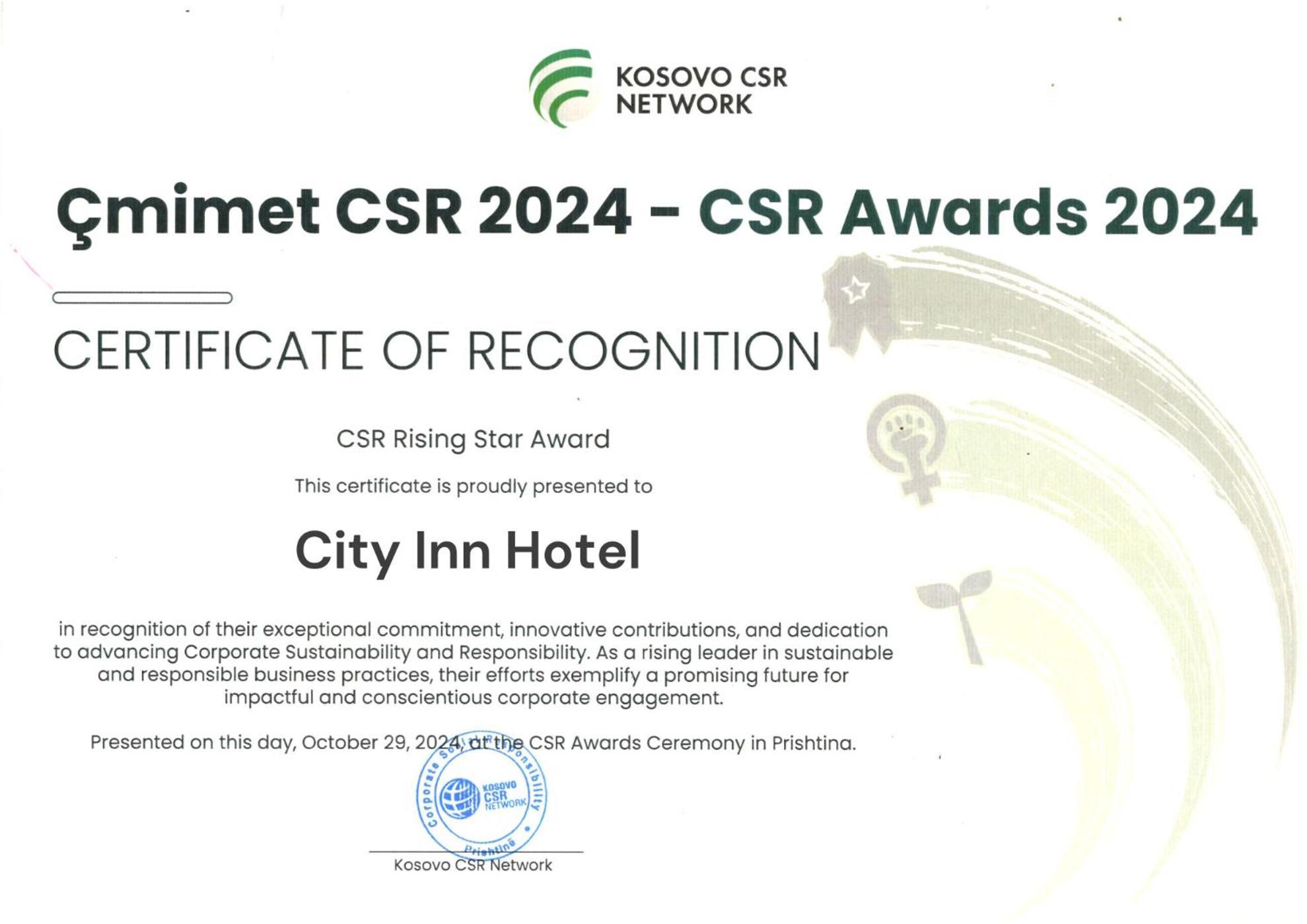 City Inn Prishtinë Luaran gambar